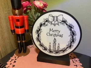 Christmas Lamp Ball Lantern LED Ring Lamp Candles