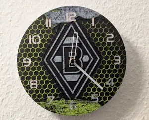 wall / desk clock Borussia Mönchengladbach Logo