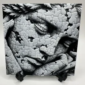HueForge - Wall Art - "Puzzled”