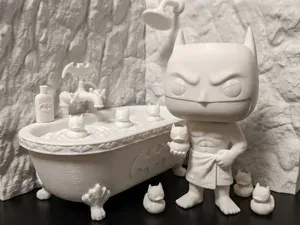 Batman Bathtime Chibi