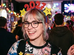 2027 New Year Mario Super Star Tiara Headband