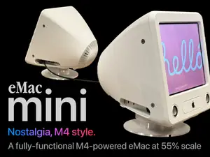 eMac Mini Enclosure for M4 Mac mini
