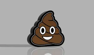 Poo Emoji LightBox LED Lamp