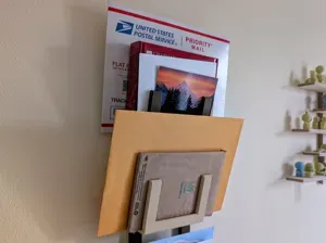 Modular Wall-Mounted Mail Organizer