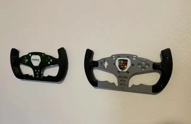 Moza Wheel Wall Mount & Logo Badges — Image 6 of 6