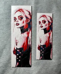 Harley Quinn Hueforge Bookmark - 2 sizes