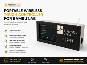 Portable Wireless Touch Controller for Bambu Lab