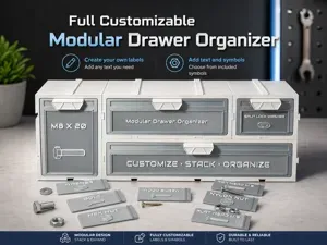 Full Customizable Modular Drawer Organizer