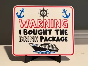 WARNING I BOUGHT THE DRINK PACKAGE - CRUISE DOOR