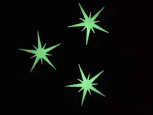 Glow in the dark hot stars