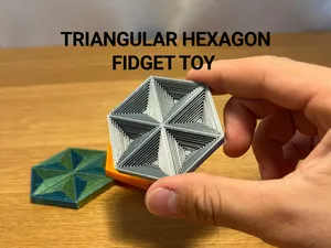 Triangular Hexagon Fidget Toy
