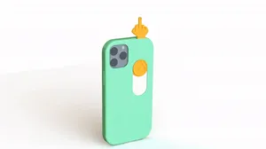 Iphone 13 Pro Max Case - Sliding Middle Finger