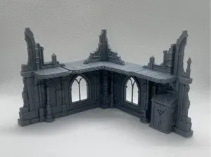 Grimdark Imperial Ruins - Gothic Wargame Terrain