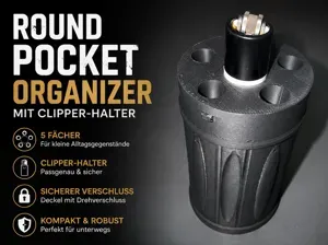 Zigarettenorganizer mit Clipper-Halter