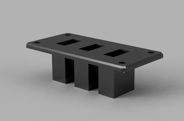 3 port Anderson Powerpole Bracket — Image 2 of 3