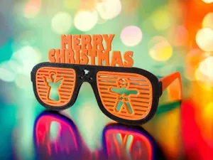 Merry Christmas Party Glasses