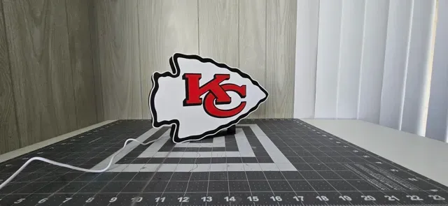 Kansas City Chiefs LED Lamp — Image 2 of 3