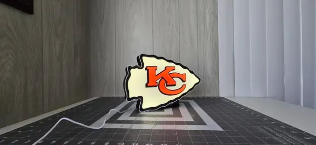 Kansas City Chiefs LED Lamp — Image 3 of 3