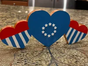 4th of July USA Table Centerpiece / Wall Art