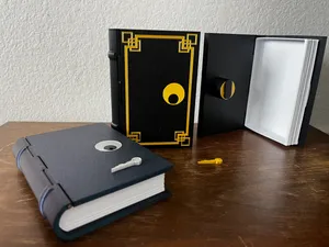 5-Pin Lock False Book Vault