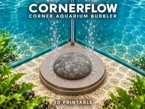CornerFlow – Aquarium Bubbler / Areator for corner
