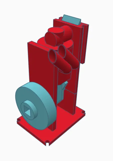 Small Vacuum/Air powered engine V2 — Фото 7 из 7