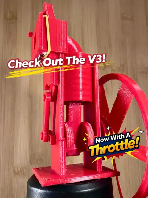 Small Vacuum/Air powered engine V2 — Фото 3 из 7