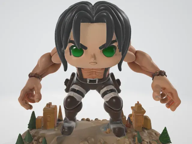 Gigante Funko PoP (stile AOT)