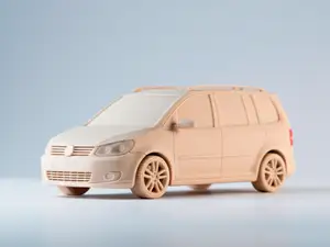 Volkswagen Touran 2009-2015 3D Car Model