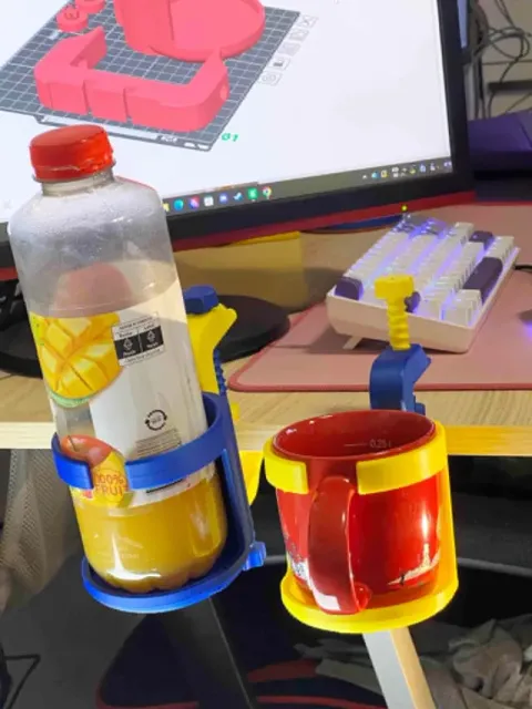 Desk Cup & Mug Holder (A1 Mini Compatible!) — Фото 4 из 4