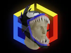 Venom TAS Cel Shaded Helmet