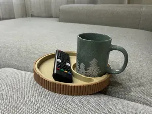 Sofa Couch Caddy – Cup & Remote Organizer