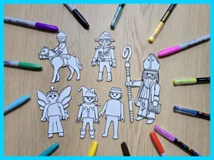 Playmobil DIY Coloring