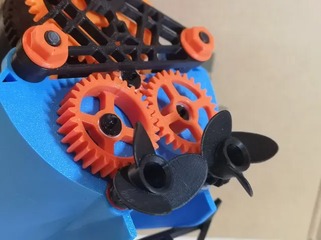 Bateau à ressort - 100% 3D - mécanisme à remonter — Фото 13 из 17