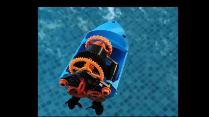 Bateau à ressort - 100% 3D - mécanisme à remonter — Фото 2 из 17