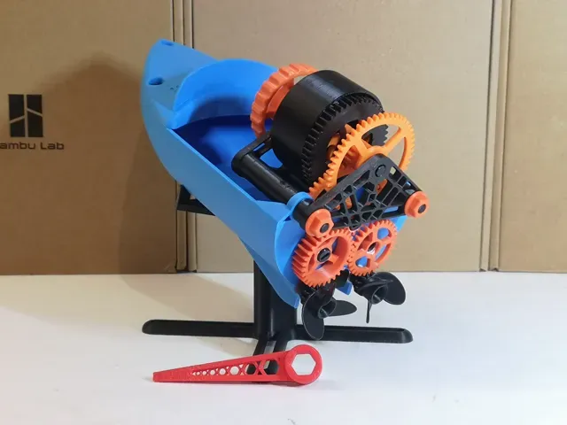 Bateau à ressort - 100% 3D - mécanisme à remonter — Фото 3 из 17