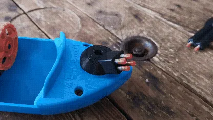 Bateau à ressort - 100% 3D - mécanisme à remonter — Фото 4 из 17