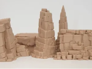 Fantasy Spires, Plateaus & Cliff Terrain Set