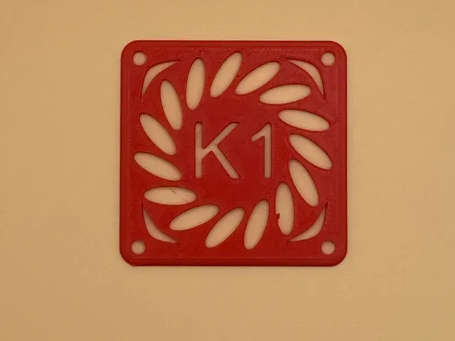 K1 back fan cover