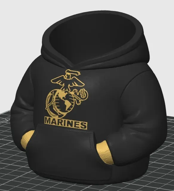 MARINES FOOBALL SET - PEN HOLDER AND CAN COOLER — Фото 6 из 7