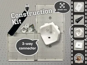 UTOO3DP Construction Kit - 3-fach Verbinder