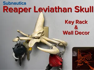 Reaper Leviathan Skull Key Rack – Subnautica
