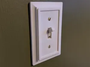 Decorative Single Light Switch Cover Plate