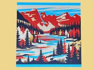 River Runs Through the Mountains