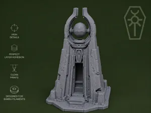 Necron Tomb Pyramid - Tabletop Terrain