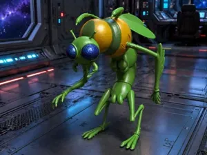 Gromflomite inspired by the series Rick and Morty