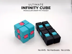 Ultimate Infinity Cube – Modular Snap Fit - No AMS