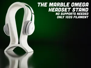 Marble Omega Headset Stand – Sleek, Modern & Fast