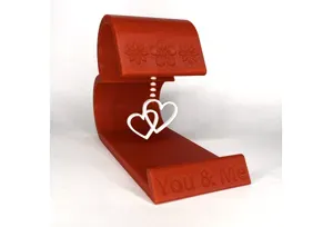 Heart Phone / Tablet Stand, personalized Valentine