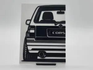 2D Wall Art Opel Corsa A GSI